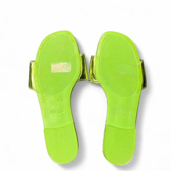 Green Slide Sandals - Picture 5 of 5
